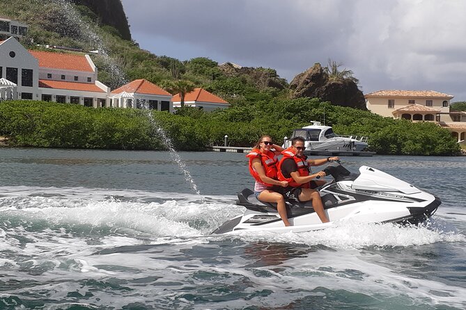 Curacao Snorkel Tour by Jet Ski - Snorkeling over the Caracas Bay tugboat