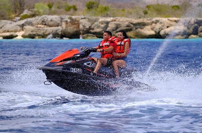 Curacao Snorkel Tour by Jet Ski - Fort Beekenburg on the ride back