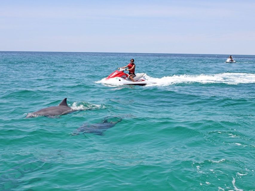 Destin: Crab Island Dolphin Jet Ski Tour - Water play, photographs, and the Crab Island pause