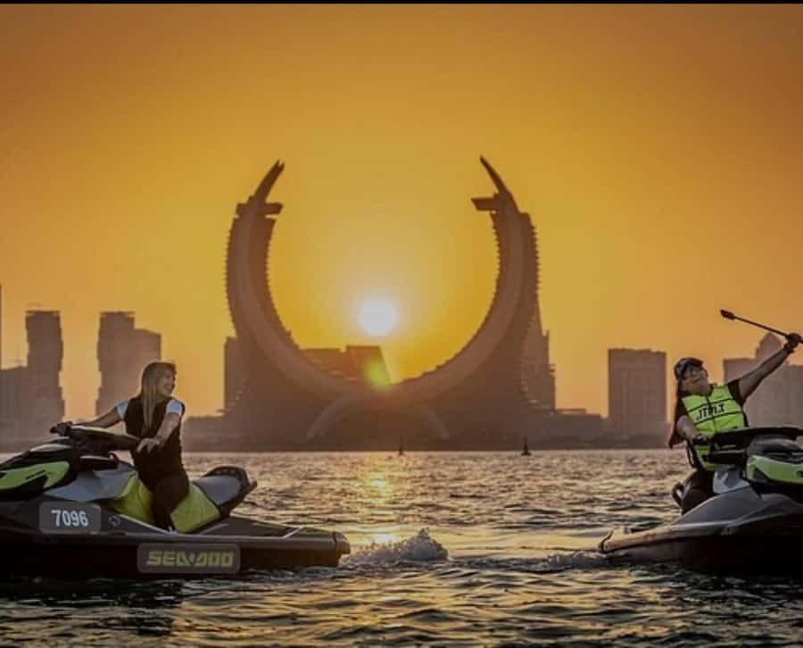 Doha: Jet Ski Adventure with Skyline and Pearl Qatar View - Choosing between 30 minutes and 1 hour