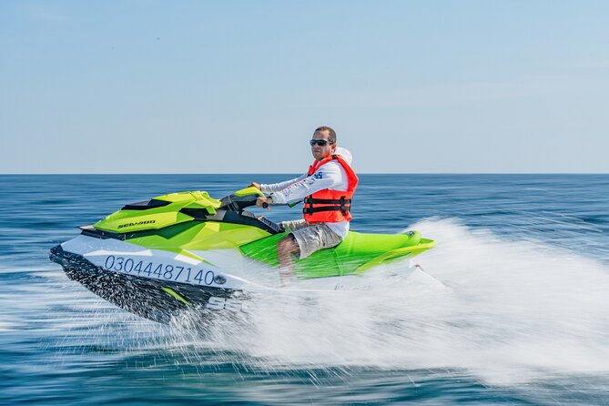 Double Jet Ski and Boat Ride in The Sea of Cortez Guided Tour - Boarding the double jet ski in the Sea of Cortez