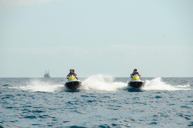 Double Jet Ski Safari 2.5 Hour Guided Tour of Tenerife - Riding south toward Los Gigantes