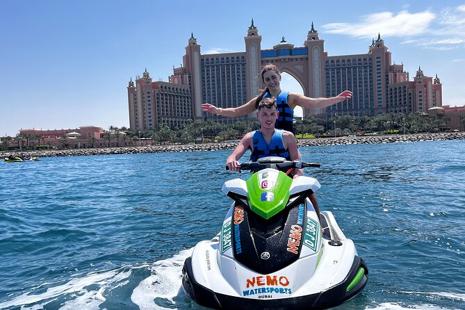 Dubai 1h Jet Ski, Burj Al Arab, Atlantis, Ice Cream, Photo, Video - Beginner-friendly, but not a lesson course