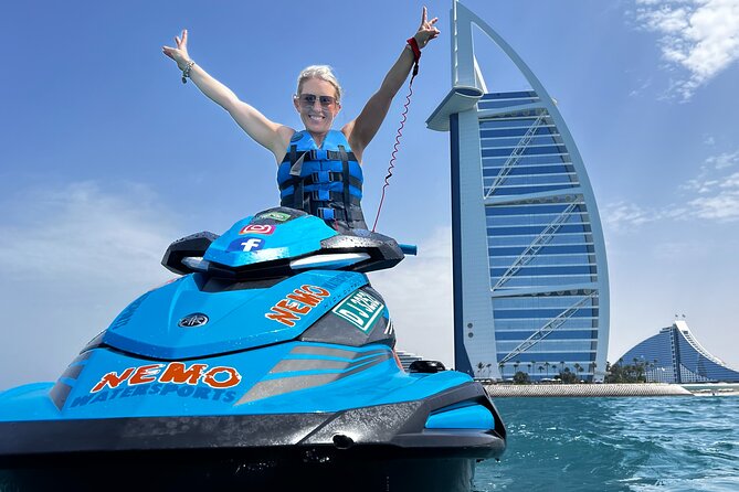 Dubai 1h Jet Ski, Burj Al Arab, Atlantis, Ice Cream, Photo, Video - Guides, safety, and the overall service