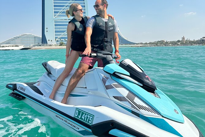 Dubai Jet Ski – 1050cc + Free Photos & Videos - Riding toward the Burj Al Arab