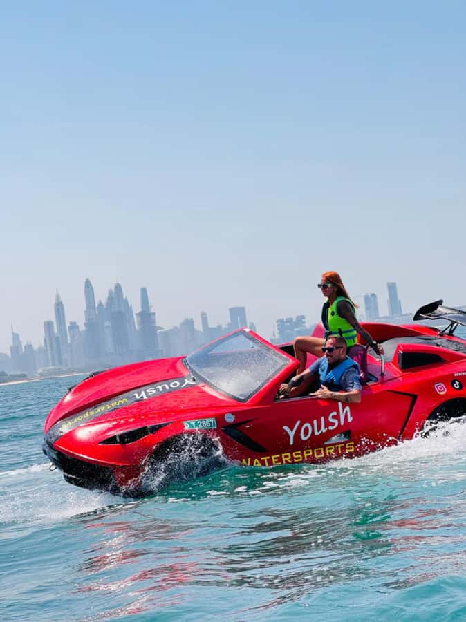 Dubai: Jet Ski 30Min & 30Min Jet Car Burj Al Arab Adventure - Starting at Fisherman Harbor 3 near Burj Al Arab