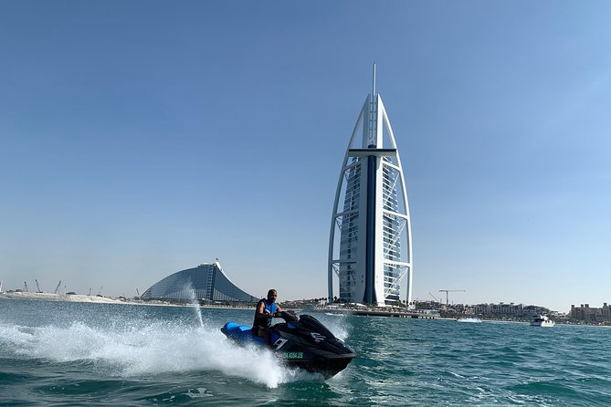Dubai: Jet ski Adventure Rides Burj Al Arab, Burj Khalifa & Atlantis - Burj Al Arab and the Open Sea