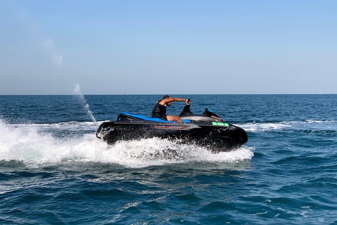 Dubai: Jet ski Adventure Rides Burj Al Arab, Burj Khalifa & Atlantis - The Burj Khalifa View From the Coast