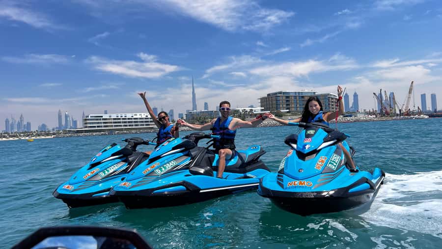 Dubai Jet Ski: Burj Khalifa, Burj Al Arab, Pics & Ice Cream! - Starting beside the Burj Al Arab at Umm Suqeim Marina