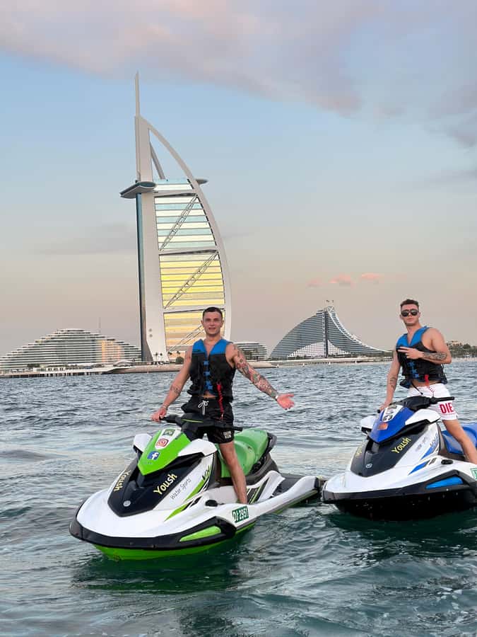 Dubai: Jet ski & Flyboard in Dubai Free Ice Cream - What the photos, facilities, and group size add