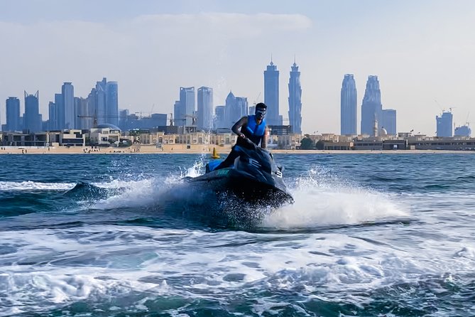 Dubai : Jet Ski Ride to Burj Khalifa & Burj Al Arab with Juice - Seeing Burj Khalifa and Burj Al Arab from the water