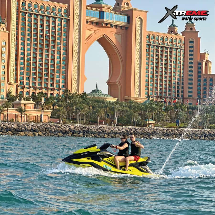 Dubai: Jet Ski Ride with Photos and Videos - 1 Hr - Passing the Burj Al Arab by jet ski