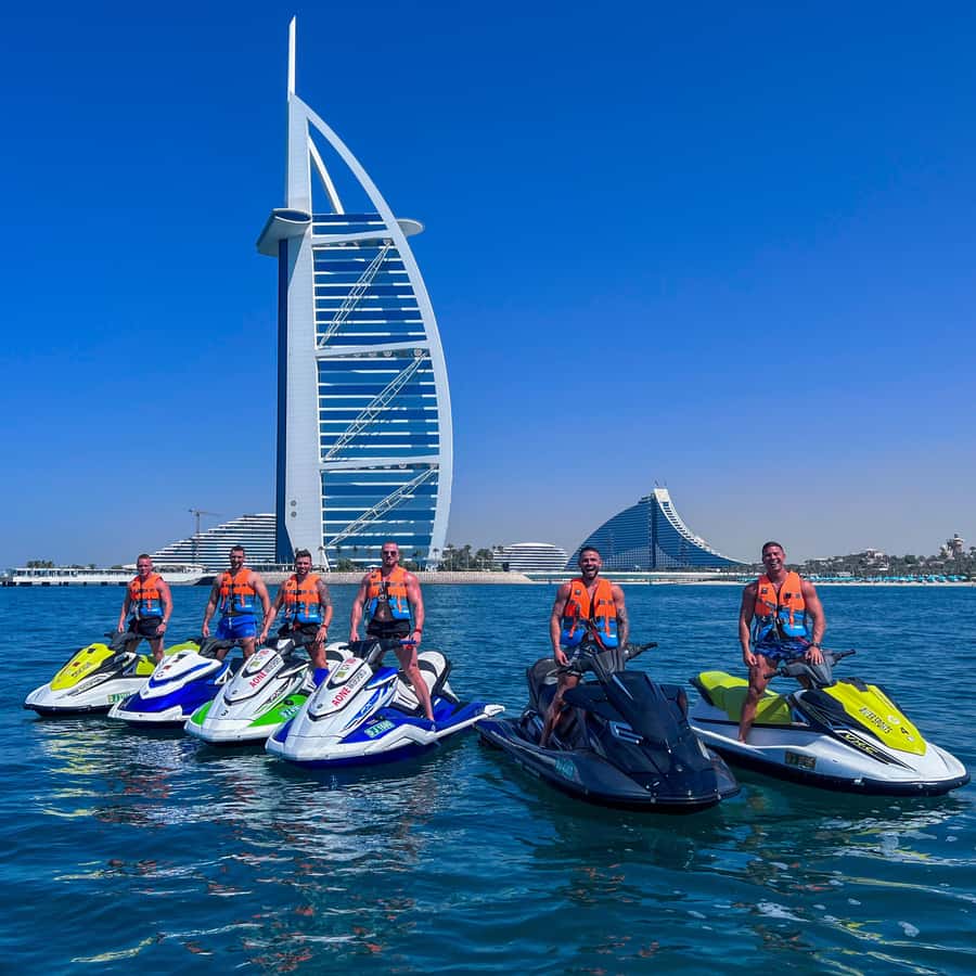 Dubai: Jet Ski to Burj Al Arab included Photos and Videos - The jet skis and what riding them feels like