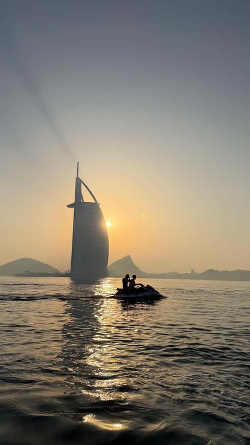Dubai jet ski: visit the Burj al Arab and Atlantis with photos and videos - The 45-minute route and the Burj Khalifa view