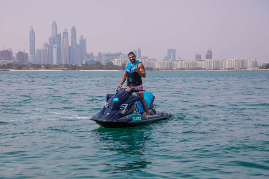 Dubai: Jetski Ride up to 2 People with Photos & Refreshments - Starting at Fishing Harbour 1 with OceanAir