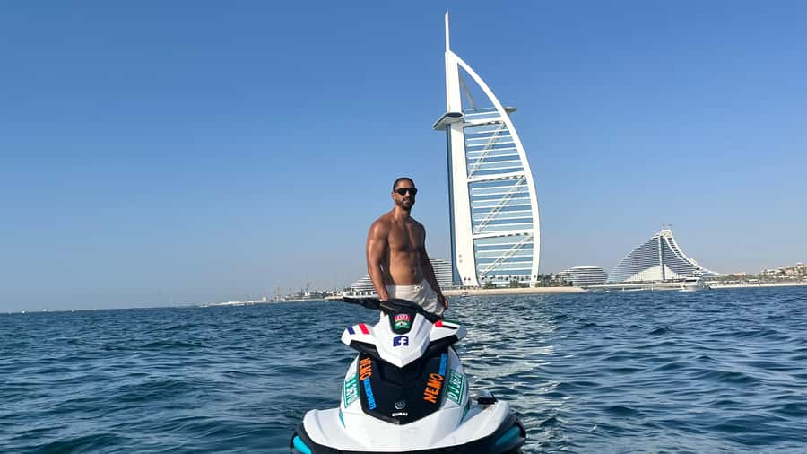 Dubai: Jetski to Burj Arab-Atlantis w Pic, Video & Icecream - Speed, spray, and the Umm Suqeim coast