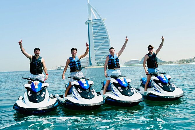 Dubai Jetski Tour of Burj al Arab and Burj Khalifa 45Min. - The Burj Khalifa photo stop from the sea