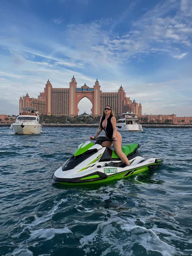 Dubai: Jetski Tour to Dubai Eye, JBR, Palm & Burj Al Arab - Burj Al Arab and the return route