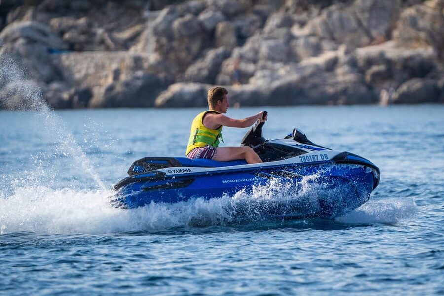 Dubrovnik: Jet Ski Rental - Koločep Island, beaches, and coastal caves
