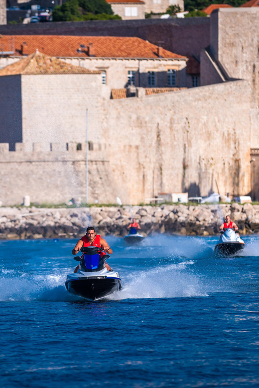 Dubrovnik: Jet Ski Rental - Lopud and the view toward Šunj Beach