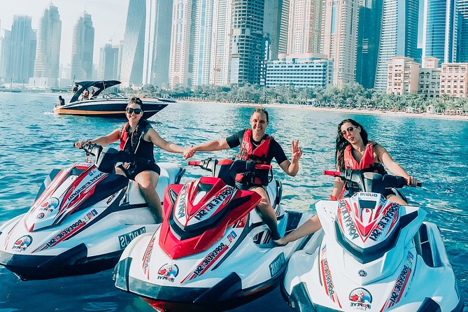 Exclusive 1HR Jet Ski Tour- Burj al Arab & Atlantis - Best time to ride