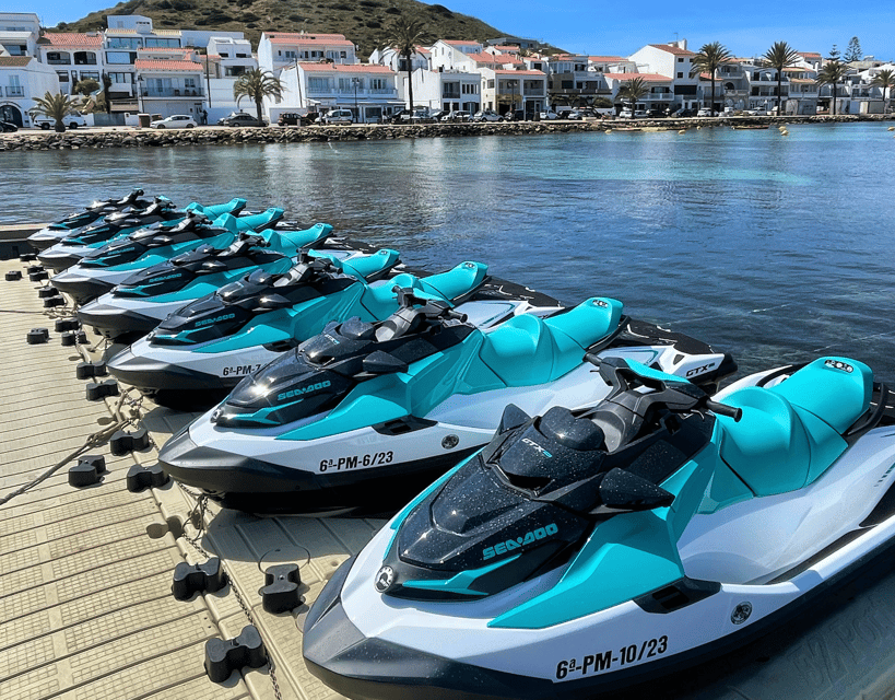 Excursion Jetski, 30 minutes - Fornells, Menorca - The safety briefing sets the tone