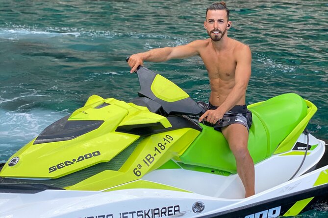 Excursion to Isla Margarita by Jet Ski From San Antonio - Cala Salada and Cala Saladeta bring the postcard views