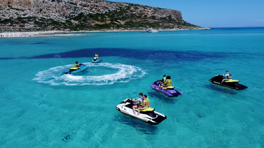 Falasarna: Jet Ski Safari to Balos Beach - Balos Lagoon: one hour for the main reward