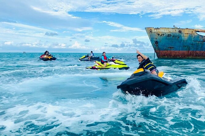 FAMOUS SHIPWRECK, Tiki Bar & Iguana Island Private Jet Ski Tour - Weather, cancellation, and who should book