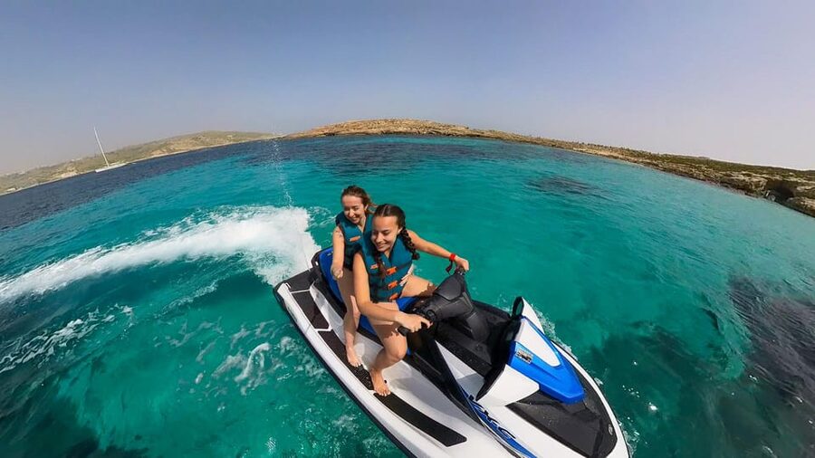 From Mellieħa: Comino, Blue Lagoon, and Gozo Jet Ski Tour - Crystal Lagoon and Comino’s caves
