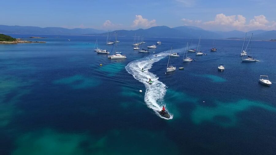 From Propriano: Gulf of Valinco Jetski Tour - 1h - Starting at Mancinu Beach in Propriano