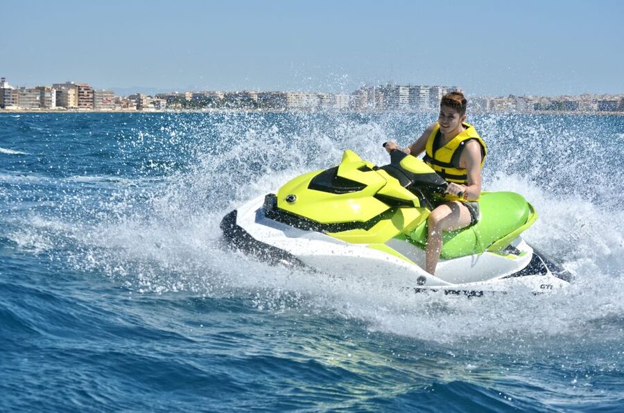 from Torrevieja: Jet ski tour without a license. - What is included in the $100 price