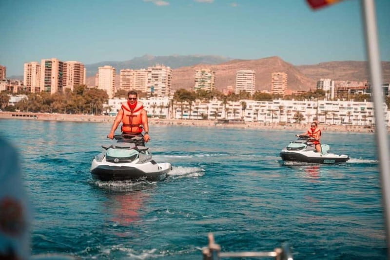 Fuengirola: Guided JET SKI Tour Seadoo GTX Pro 130 2024 - Setting off from Fuengirola Marina