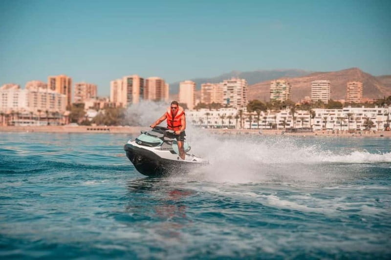 Fuengirola: Guided JET SKI Tour Seadoo GTX Pro 130 2024 - Handling the Sea-Doo GTX PRO 130