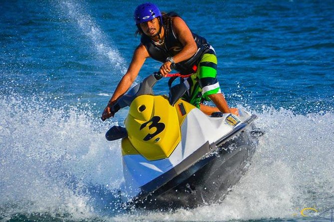 Go on a Jet Ski Adventure in Dubai Marina - Dubai Marina from the seat of a jet ski