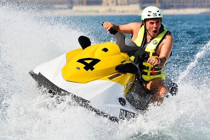 Go on a Jet Ski Adventure in Dubai Marina - Views of The Palm, with an important route limit