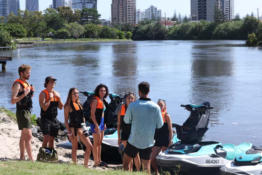 Gold Coast: Stradbroke Island Jetski Tour - Starting at Masthead Way beside the marina