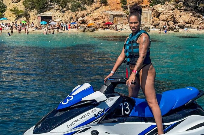 Guided Activity on a Jet Ski to Cala Salada Ibiza - Cala Saladeta: a smaller second cove