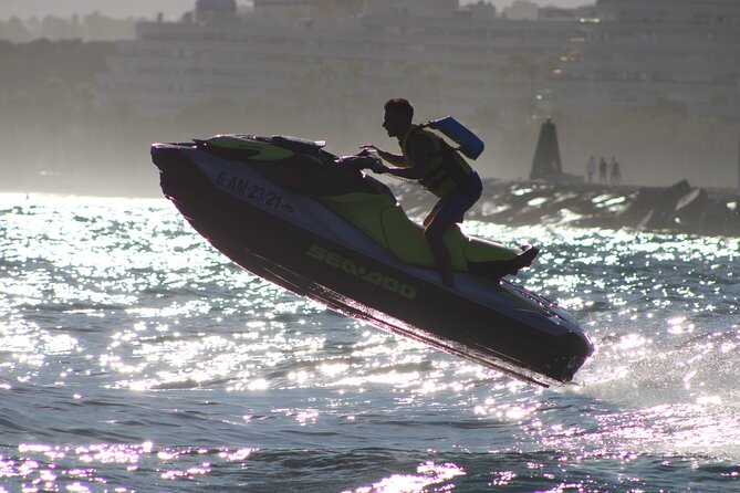 Guided JETSKI tour along the coast of Marbella, enjoy 30 minutes or 1 hour - Reading the Marbella bay from the water