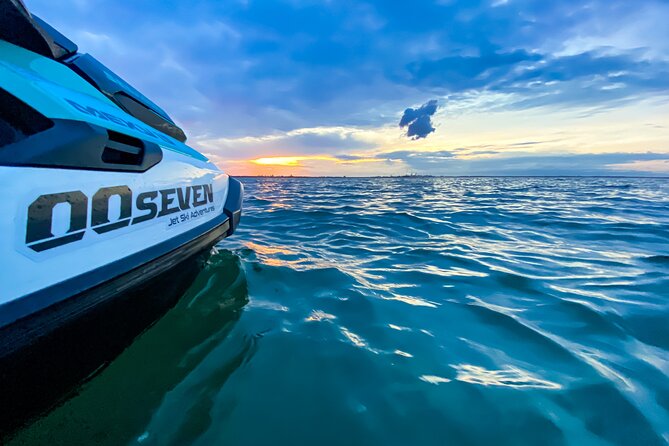 Honey Ryder Sunrise Jet Skiing in Darwin - Learning to handle the jet ski