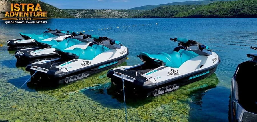 Istra Adventure JET SKI SAFARI 20, 40, 90 MIN - Choosing between Rovinj and the Raška Bay route