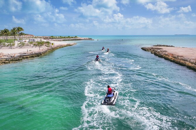 Jet Ski Adventure in Crystal Waters of Turks and Caicos - The first stretch across Providenciales water