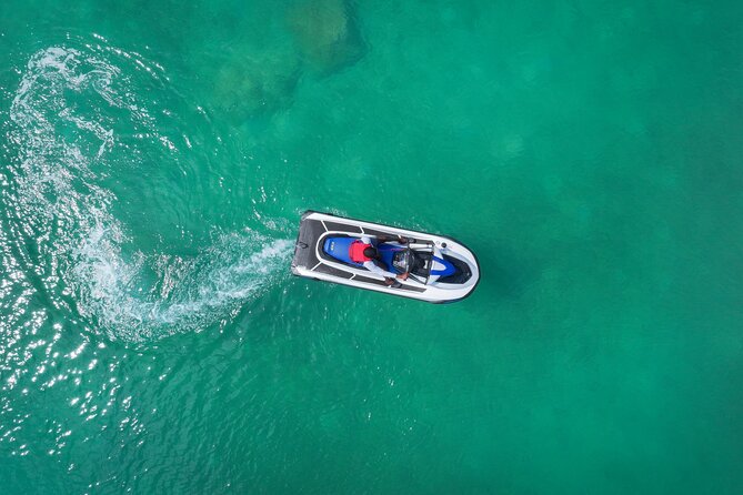 Jet Ski Adventure in Crystal Waters of Turks and Caicos - Reaching the La Famille Express shipwreck