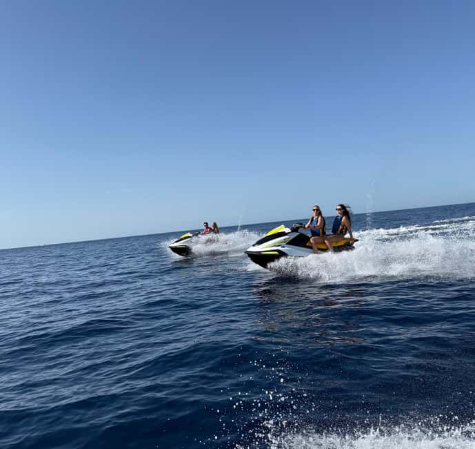 Jet Ski Adventure to the pristine Cala Conta - A Quiet Bay for Swimming and Snorkeling