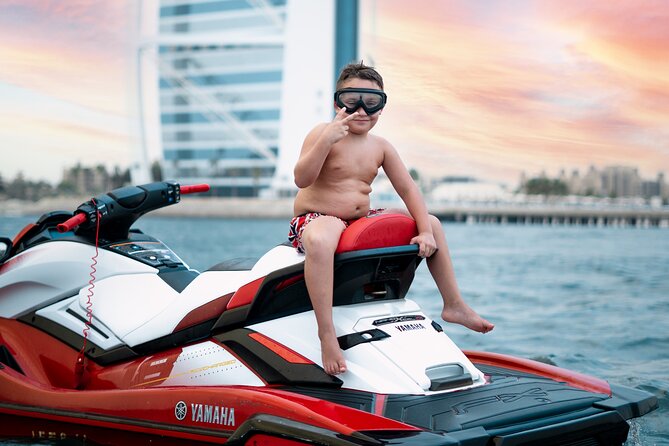 Jet Ski Adventure with Burj Khalifa View - How the landmarks fit together