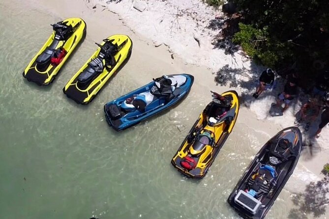 Jet Ski and Beach with Private Transportation from Montego bay Resorts - A half-hour beach break after the ride