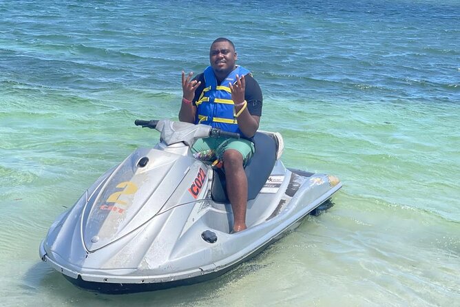 Jet Ski and Margaritaville day vibes. - Getting ready at the beach site