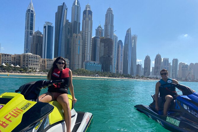 Jet-ski | Dubai Marina Tour - 2H - Learning the controls before the open water