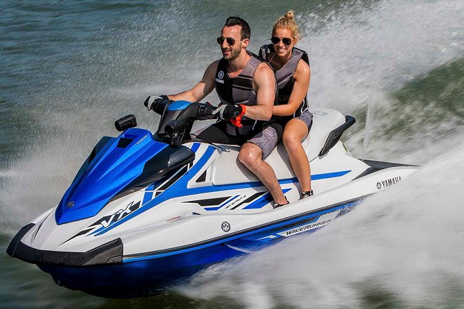 Jet ski excursion from San Antonio (Ibiza) to Es Vedrá - Cala Tarida, Cala Moli, and Cala Vadella