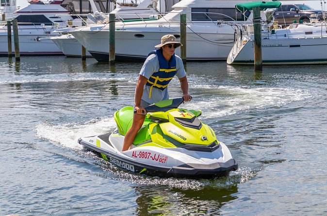 Jet Ski Excursion in Orange Beach Waterways - What one hour really feels like